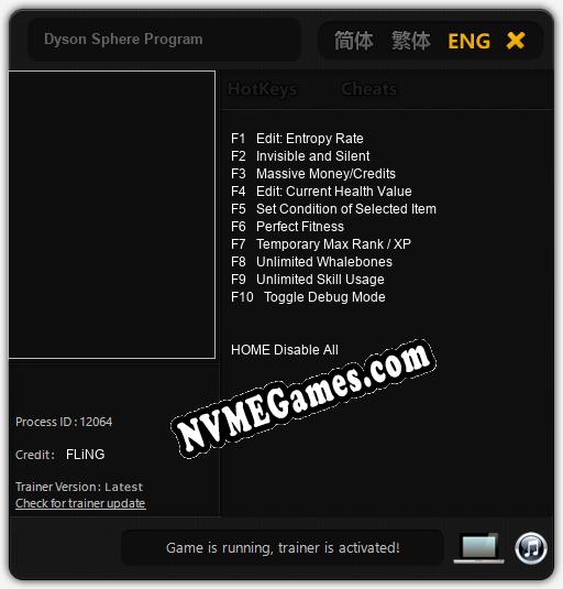 Dyson Sphere Program: Cheats, Trainer +10 [FLiNG]