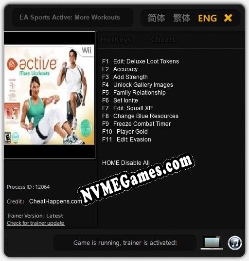 EA Sports Active: More Workouts: Treinador (V1.0.10)