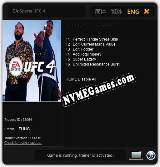 EA Sports UFC 4: Cheats, Trainer +6 [FLiNG]