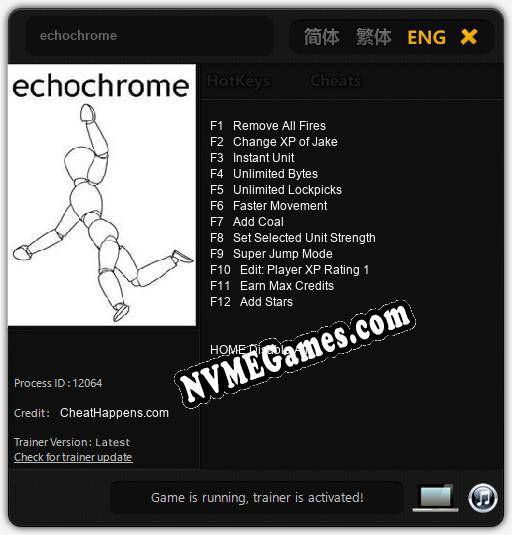 echochrome: Cheats, Trainer +12 [CheatHappens.com]