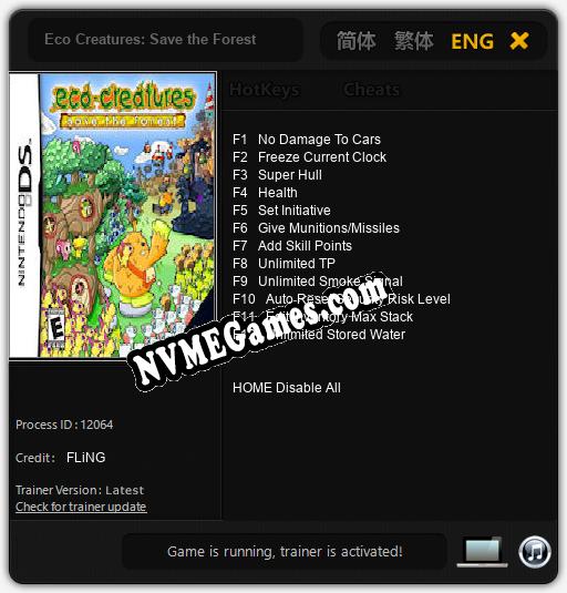 Eco Creatures: Save the Forest: Cheats, Trainer +12 [FLiNG]