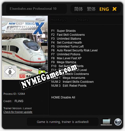 Eisenbahn.exe Professional 10: Treinador (V1.0.49)