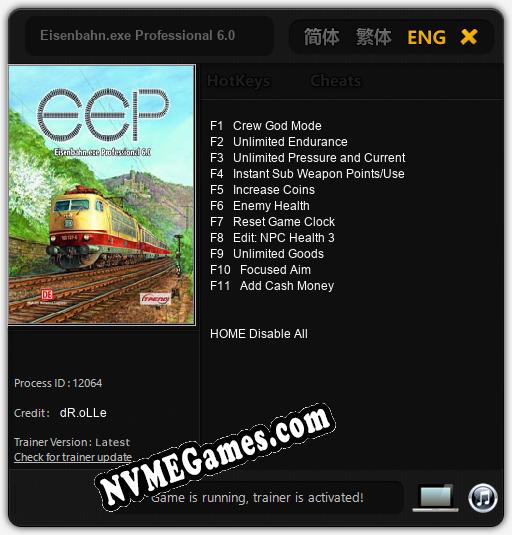 Eisenbahn.exe Professional 6.0: Treinador (V1.0.93)