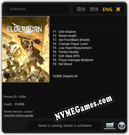 Elderborn: Trainer +9 [v1.2]