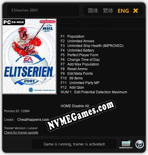 Elitserien 2001: Trainer +13 [v1.9]