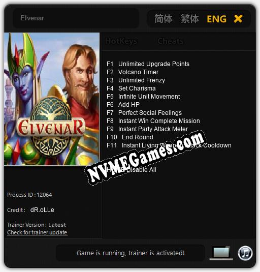 Elvenar: Cheats, Trainer +11 [dR.oLLe]