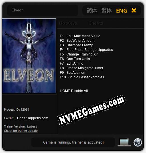 Elveon: Trainer +10 [v1.9]