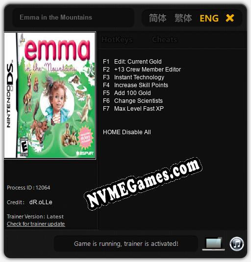 Emma in the Mountains: Trainer +7 [v1.7]