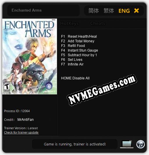 Enchanted Arms: Trainer +7 [v1.9]