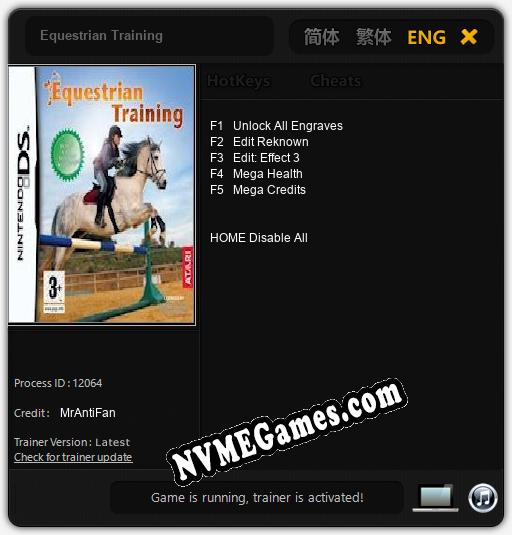 Equestrian Training: Trainer +5 [v1.5]