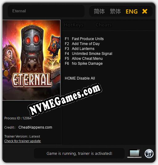 Eternal: Trainer +6 [v1.7]