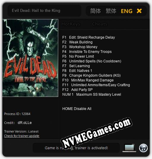 Evil Dead: Hail to the King: Trainer +13 [v1.1]