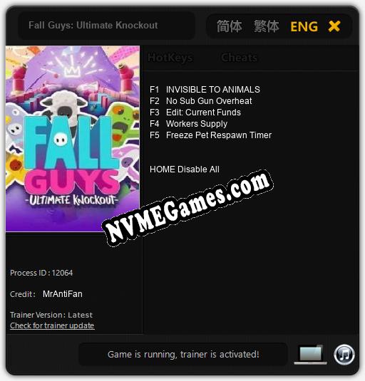 Fall Guys: Ultimate Knockout: Cheats, Trainer +5 [MrAntiFan]