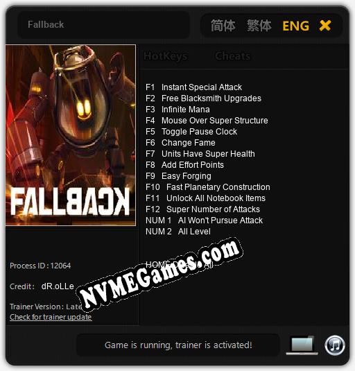 Fallback: Treinador (V1.0.41)