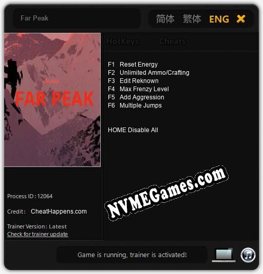 Far Peak: Trainer +6 [v1.6]