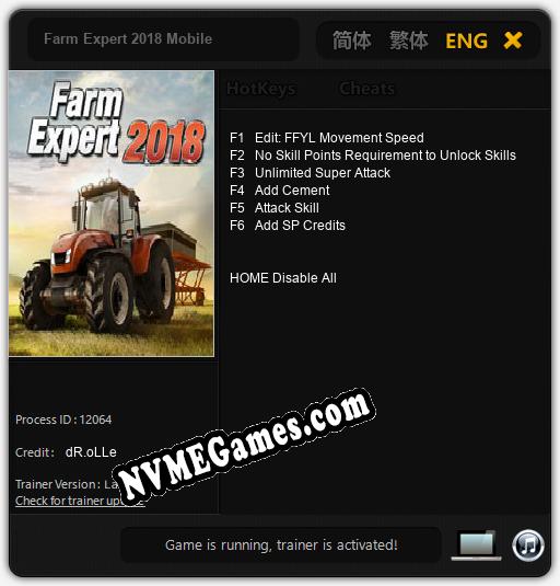 Farm Expert 2018 Mobile: Trainer +6 [v1.2]