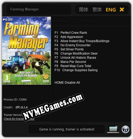 Farming Manager: Trainer +10 [v1.2]