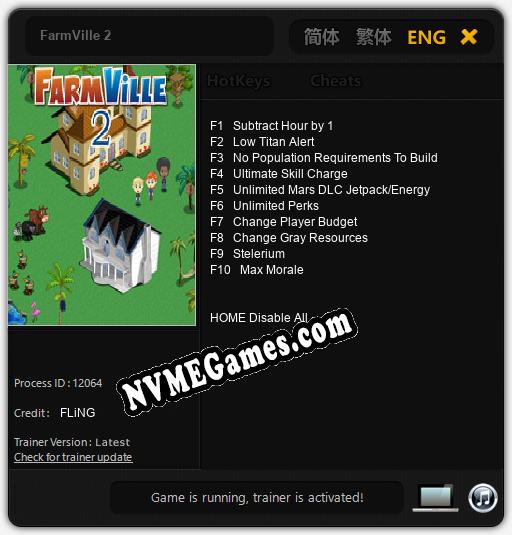 FarmVille 2: Treinador (V1.0.58)