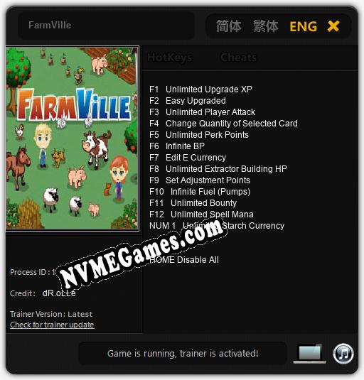 FarmVille: Trainer +13 [v1.7]