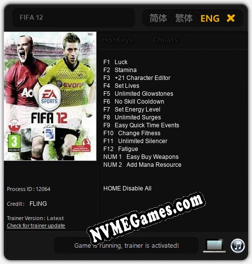 FIFA 12: Treinador (V1.0.74)