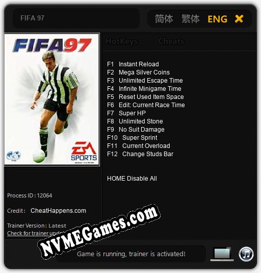 FIFA 97: Treinador (V1.0.22)