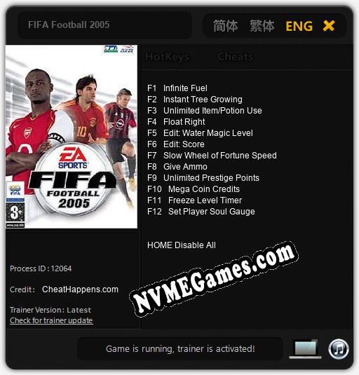 Treinador liberado para FIFA Football 2005 [v1.0.3]