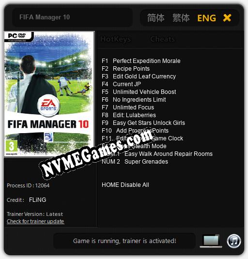 FIFA Manager 10: Treinador (V1.0.8)