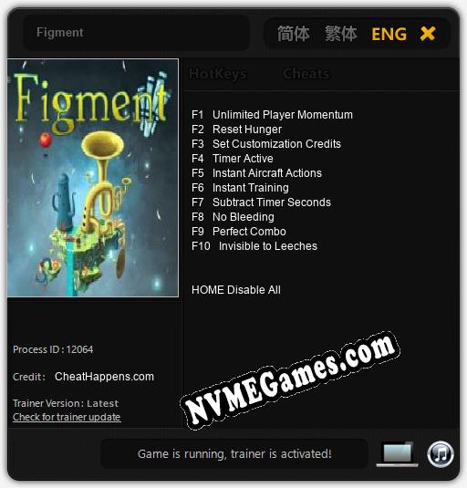 Figment: Cheats, Trainer +10 [CheatHappens.com]