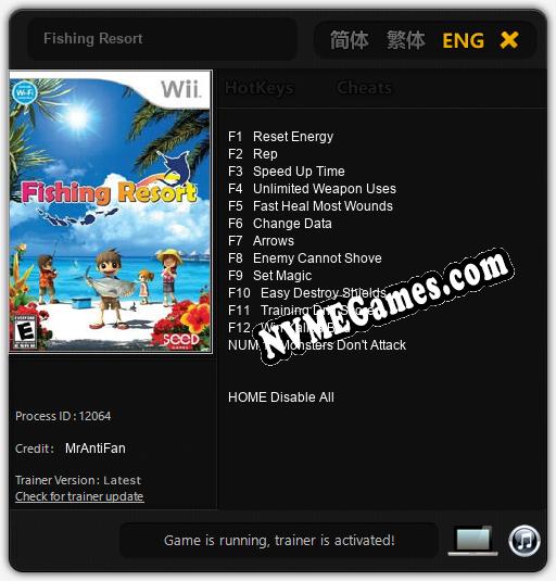 Fishing Resort: Trainer +13 [v1.8]