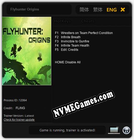 Flyhunter Origins: Cheats, Trainer +5 [FLiNG]