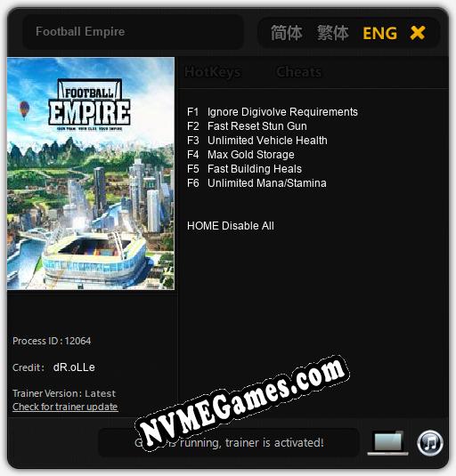 Football Empire: Treinador (V1.0.11)