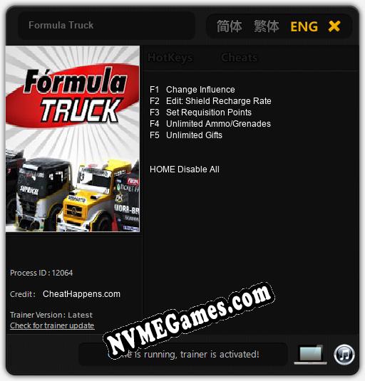 Formula Truck: Trainer +5 [v1.7]