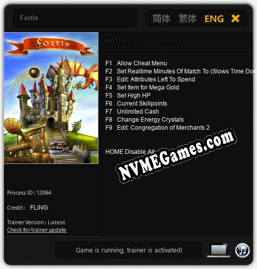 Fortix: Treinador (V1.0.50)