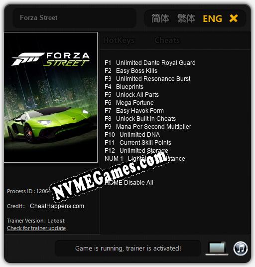 Forza Street: Treinador (V1.0.32)