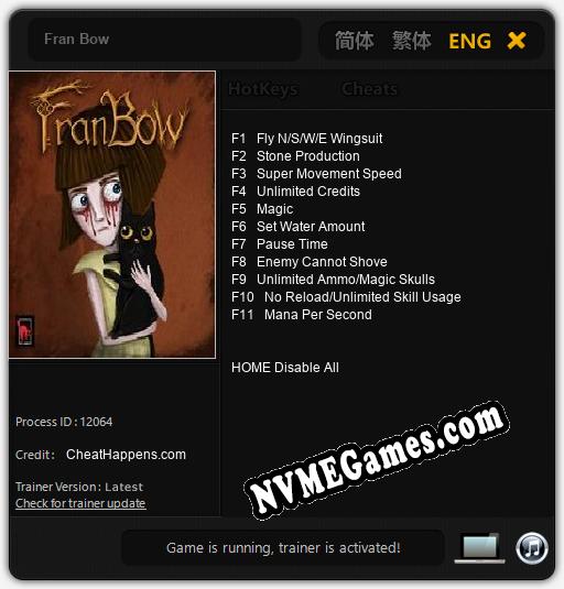 Fran Bow: Treinador (V1.0.62)