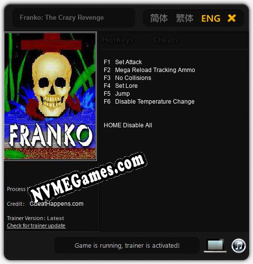 Franko: The Crazy Revenge: Treinador (V1.0.99)