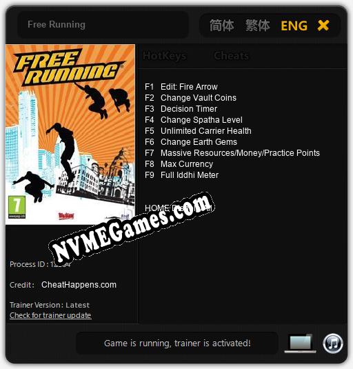 Free Running: Treinador (V1.0.66)