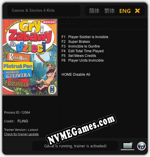Treinador liberado para Games & Stories 4 Kids [v1.0.3]