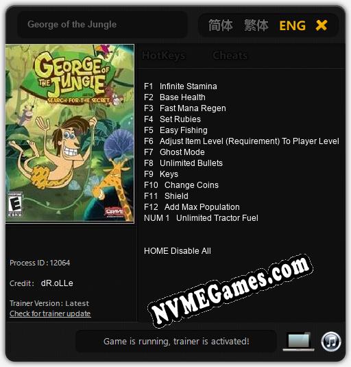 George of the Jungle: Treinador (V1.0.22)