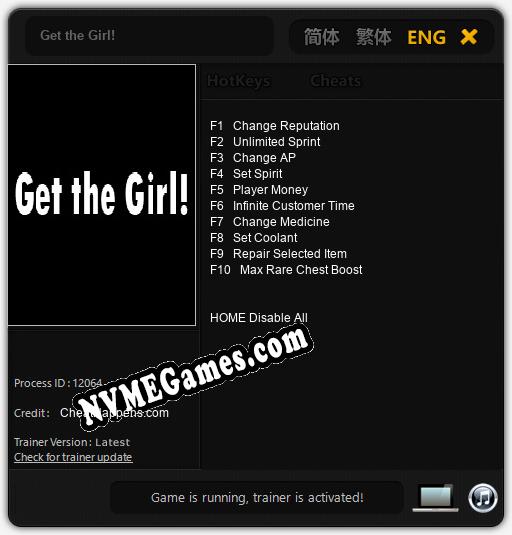 Get the Girl!: Treinador (V1.0.53)