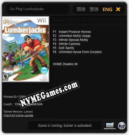 Go Play Lumberjacks: Trainer +6 [v1.8]