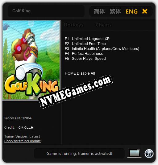 Golf King: Treinador (V1.0.65)