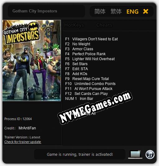 Gotham City Impostors: Treinador (V1.0.56)