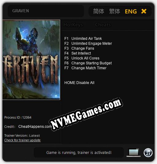 GRAVEN: Trainer +7 [v1.1]