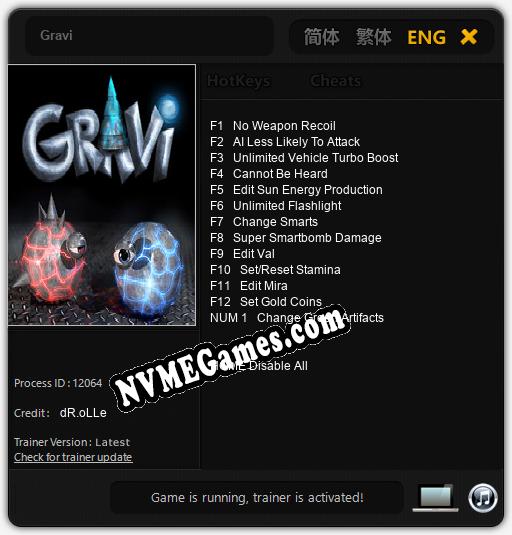 Gravi: Treinador (V1.0.76)