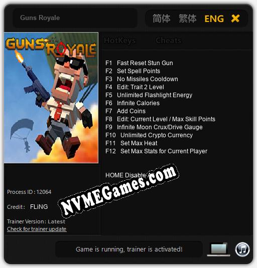 Guns Royale: Cheats, Trainer +12 [FLiNG]