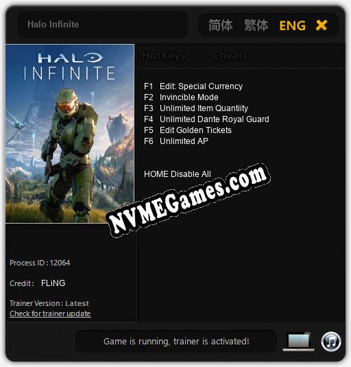 Halo Infinite: Cheats, Trainer +6 [FLiNG]