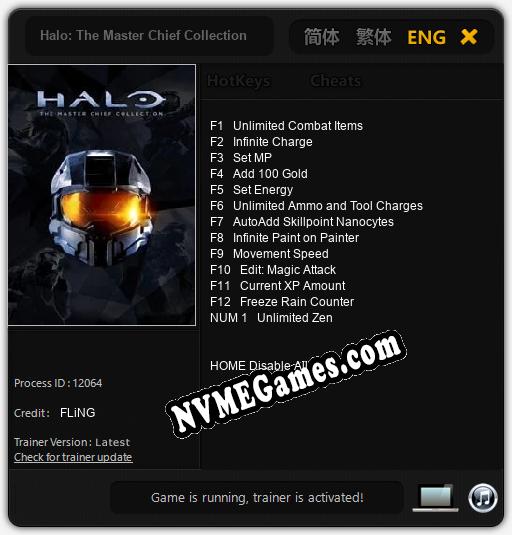 Treinador liberado para Halo: The Master Chief Collection [v1.0.3]