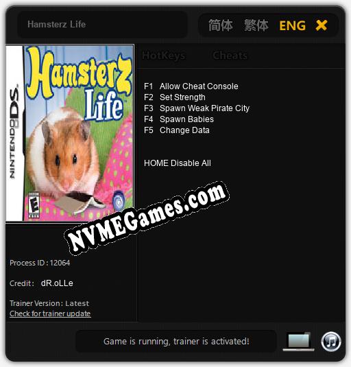 Hamsterz Life: Trainer +5 [v1.8]