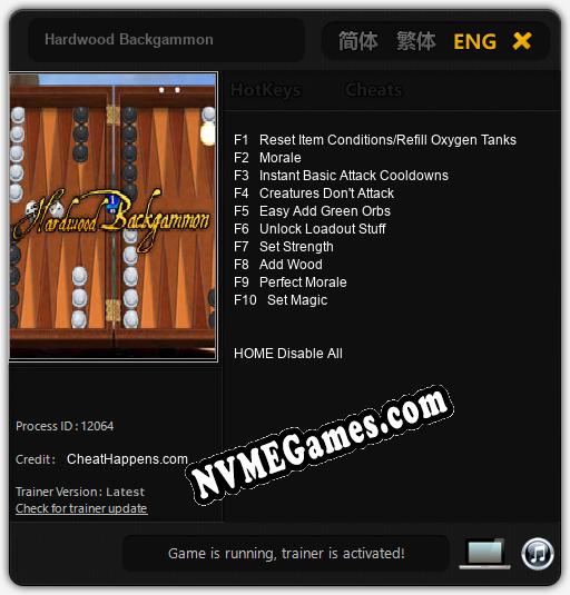 Treinador liberado para Hardwood Backgammon [v1.0.2]